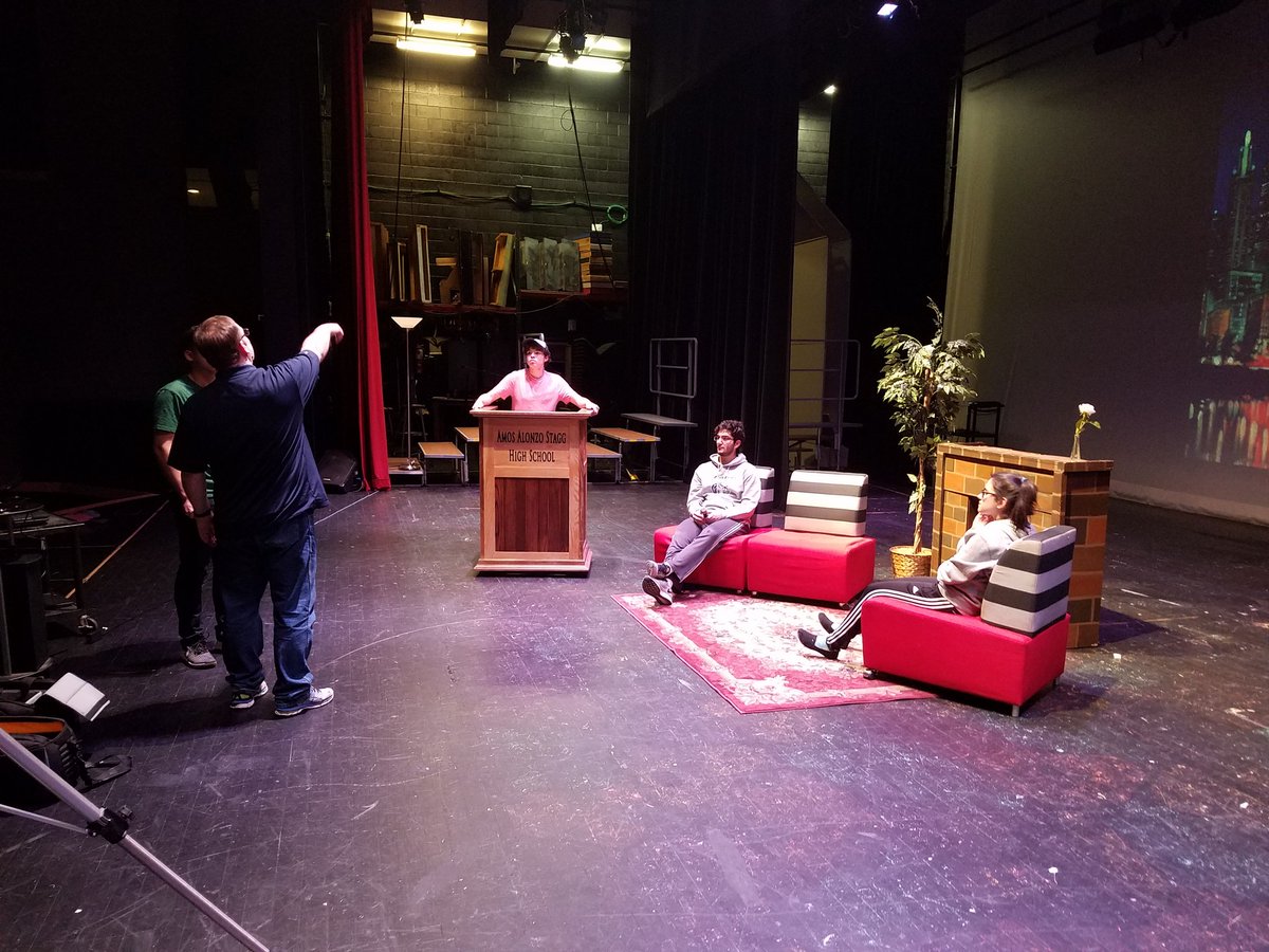 MsGMarinello's tweet photo. Production has begun for E2 of The Early Late Show! Thanks to @CarlaErdey &amp; @KennethErdey for providing your expertise on filming tips!! https://t.co/PgOBaky7S4