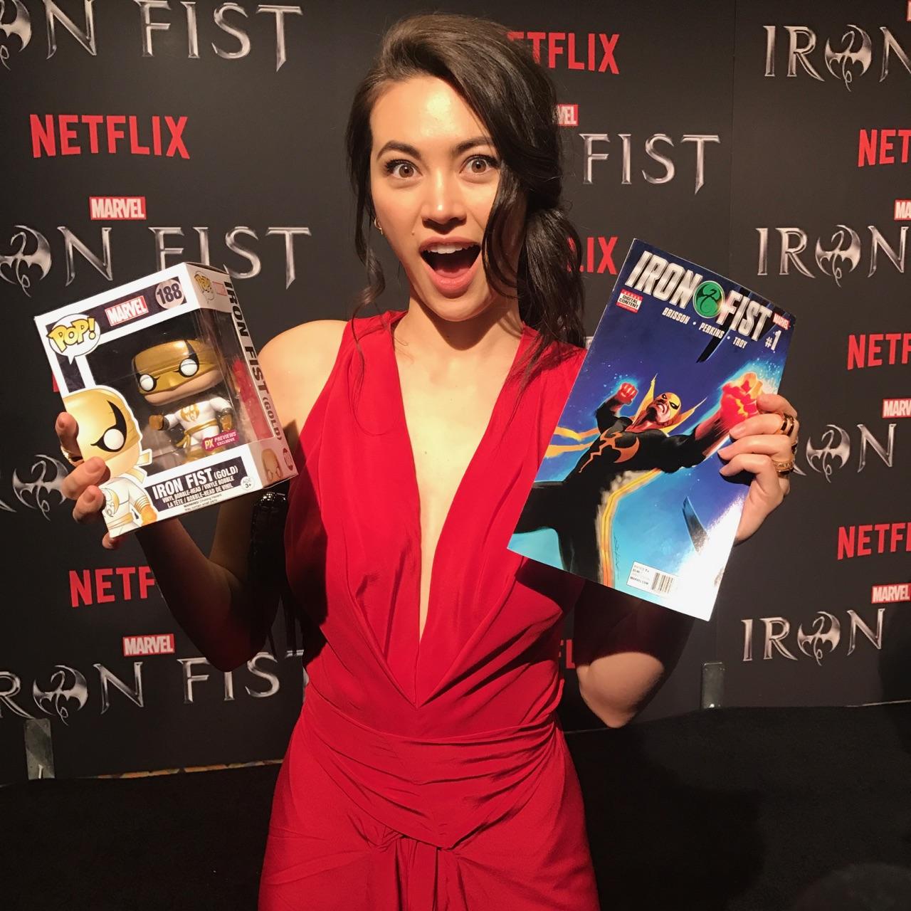 Funko on X: Whoa! Jessica Henwick found an Iron Fist Pop! Thanks for the  photo, @Marvel!  / X