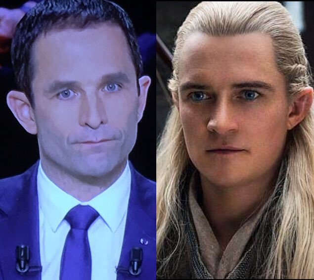 La vie de ma mère Hamon c'est Legolas dans le @TheHobbitMovie #UnElfeÀLÉlyssée 😂😭😂
#PrimaireLeDebat