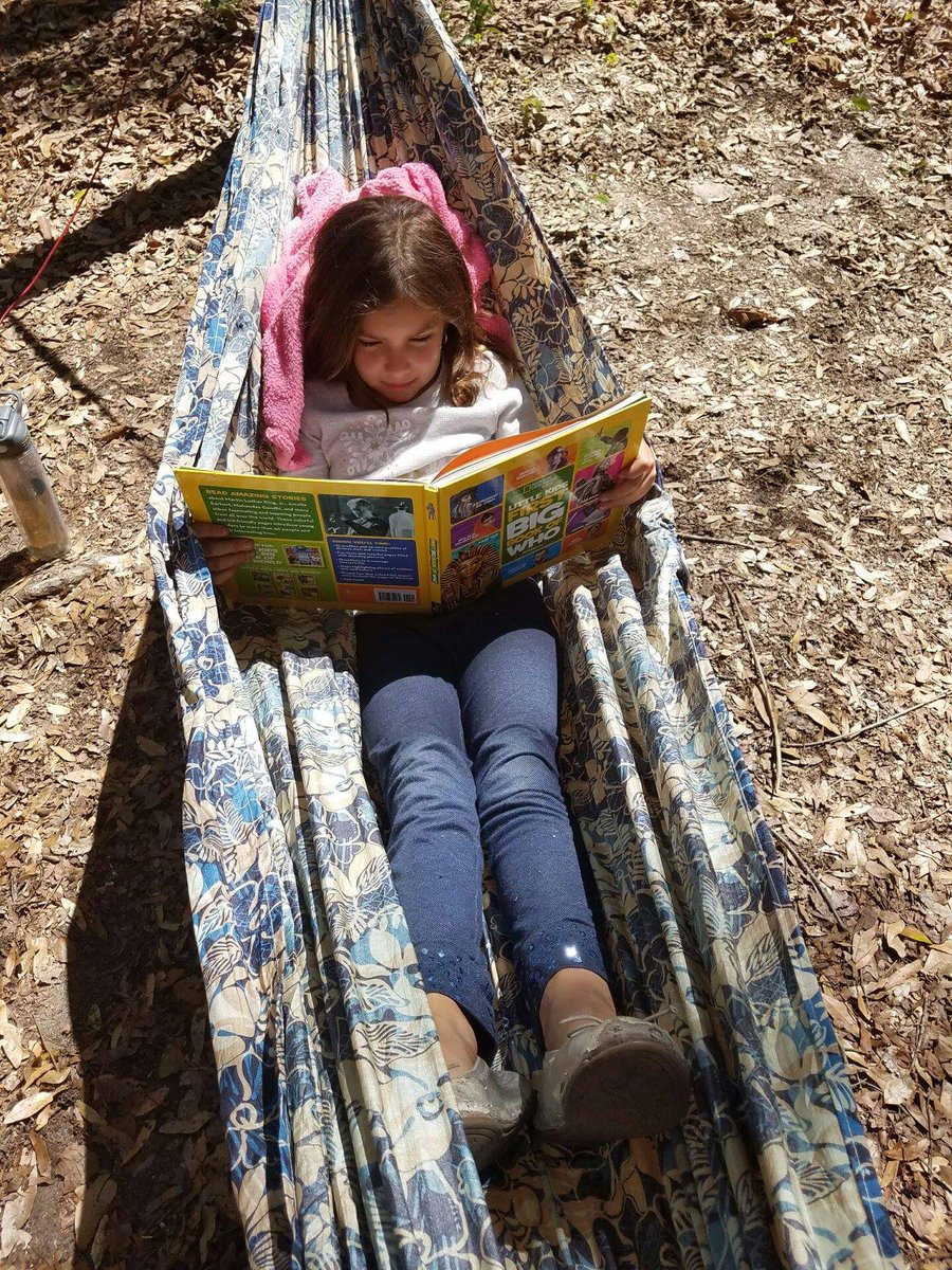 frontier_elem's tweet photo. Spring break camping &amp; reading. #SBreading @pbcsd @supt_avossa @PBCReading https://t.co/E4kJeP2F0A