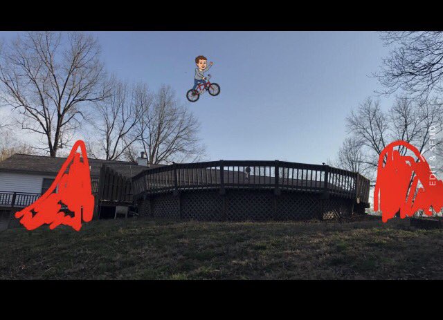 cfitts33's tweet photo. My dad told me that if this post gets 250 RT that I can build a dirtbike jump over the pool!!! Please help a guy out 😈😊🔥🏍 https://t.co/1hSnn2Us2N