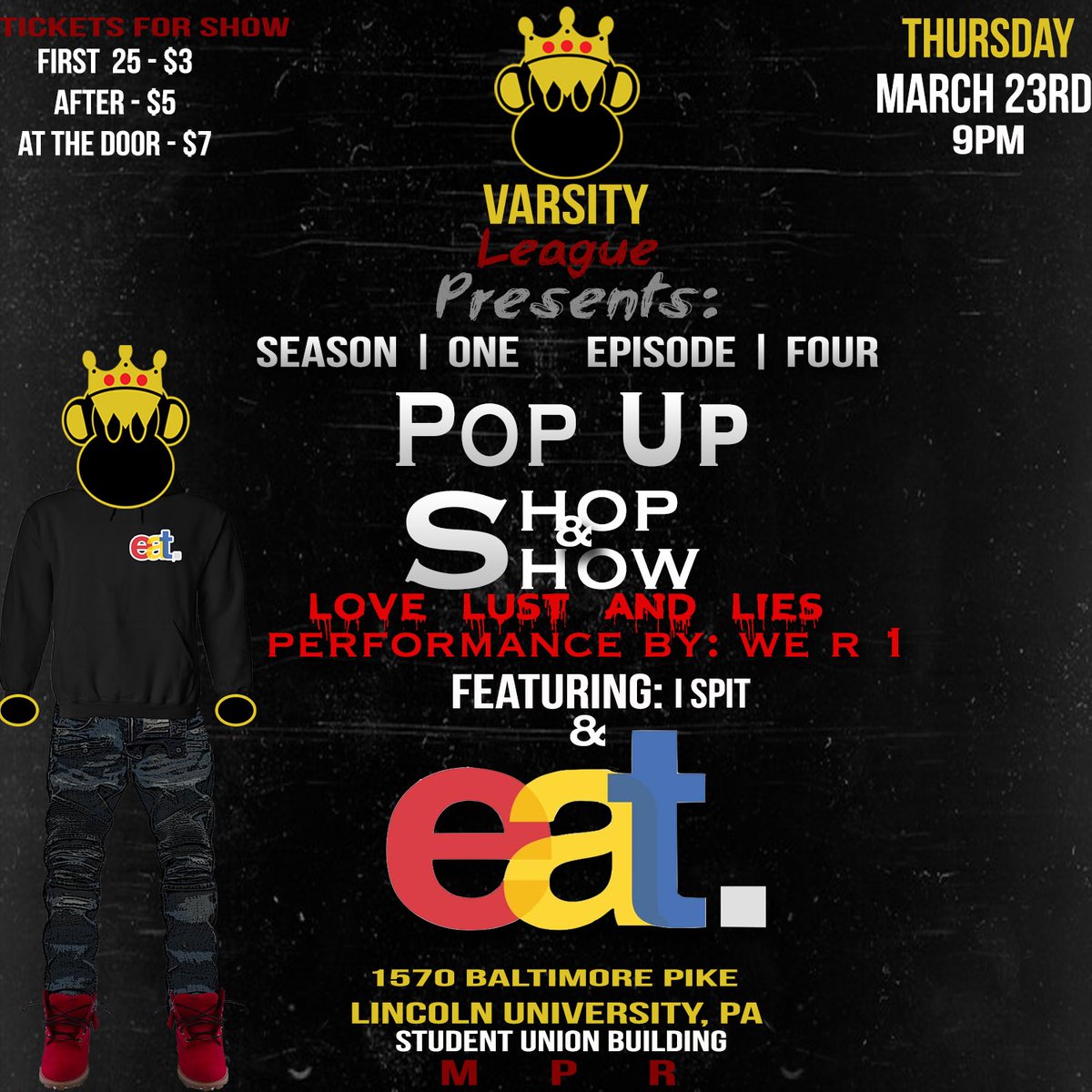 IBetItBuzz's tweet photo. #EATPopUpShop powered by #IBetItBuzz 2nd stop will be this Thursday @ Lincoln University 🐝 https://t.co/cjyXZXTrn5