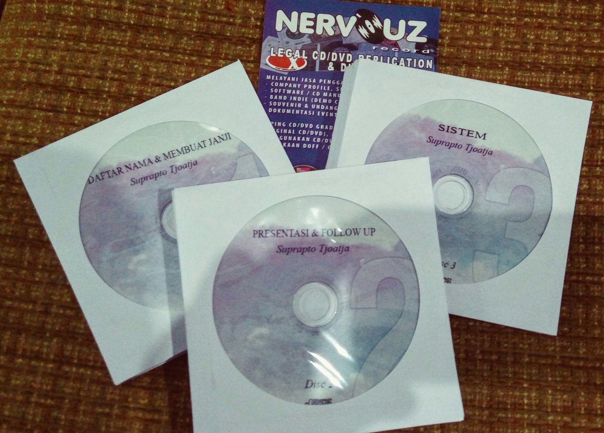 nervouz_records's tweet image. Duplikasi CD #AudioCD #directprintcd #papersleeves #nervouzrecords #SurabayaArea