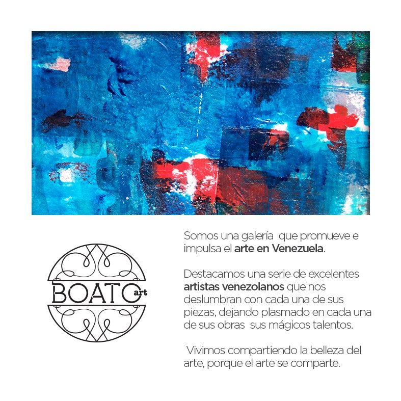 boatoart's tweet photo. Sabemos que el arte se ve mejor cuando es compartida y es por ello que somos la #GaleriaDeArte favorita por los venezolanos! #RegalaArte https://t.co/OL6nFaW9rG