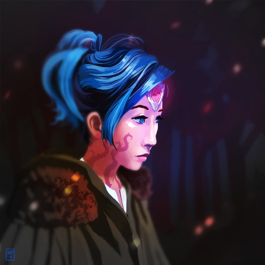 MyntyFresh's tweet photo. 18 - Sage 

One last quick piece of #Thorwatch fanart I've been working on during breaks starring the rad @Amarisse https://t.co/dDkj1Cyvss