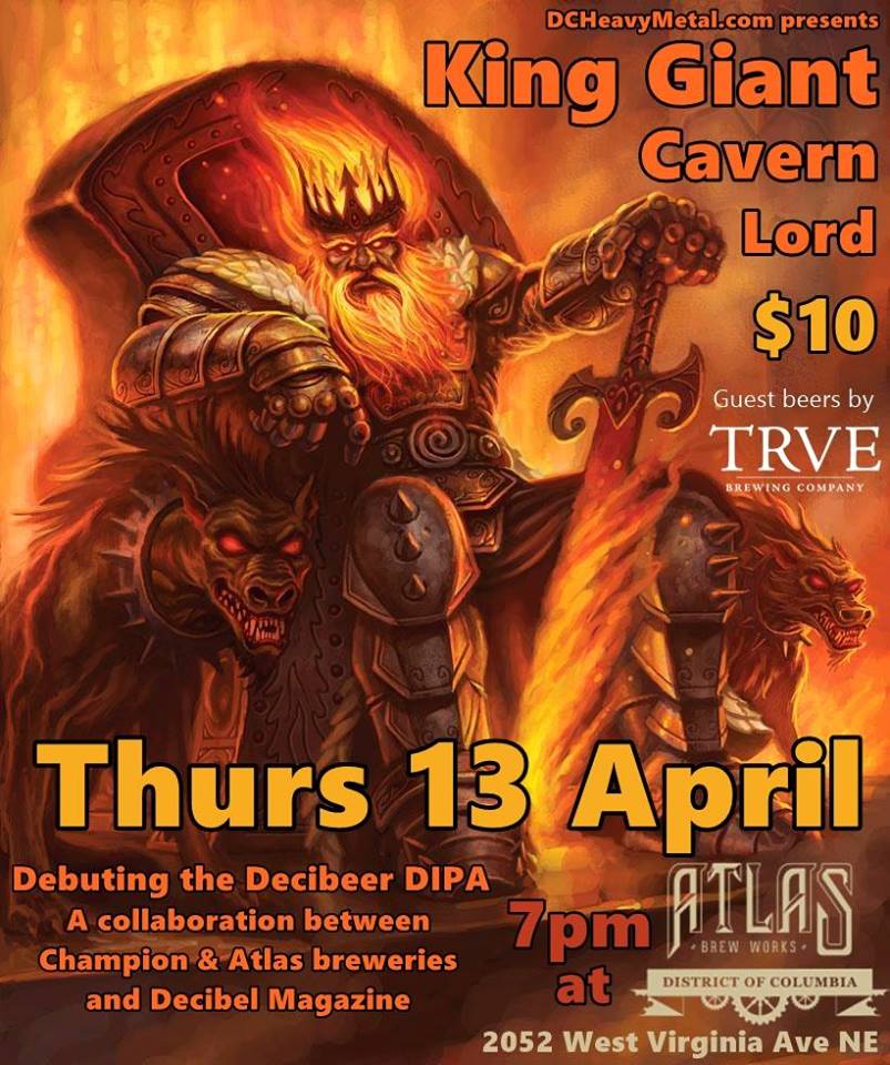 AtlasBrewWorks's tweet photo. Metal &amp; Beer Collide April 13th 7pm in the Tap room w/ @MetalChris @trvebrewing @championbeer &amp; @dbmagazine #dcbeer https://t.co/Jh7aDbghIh https://t.co/FeEULgAd8W