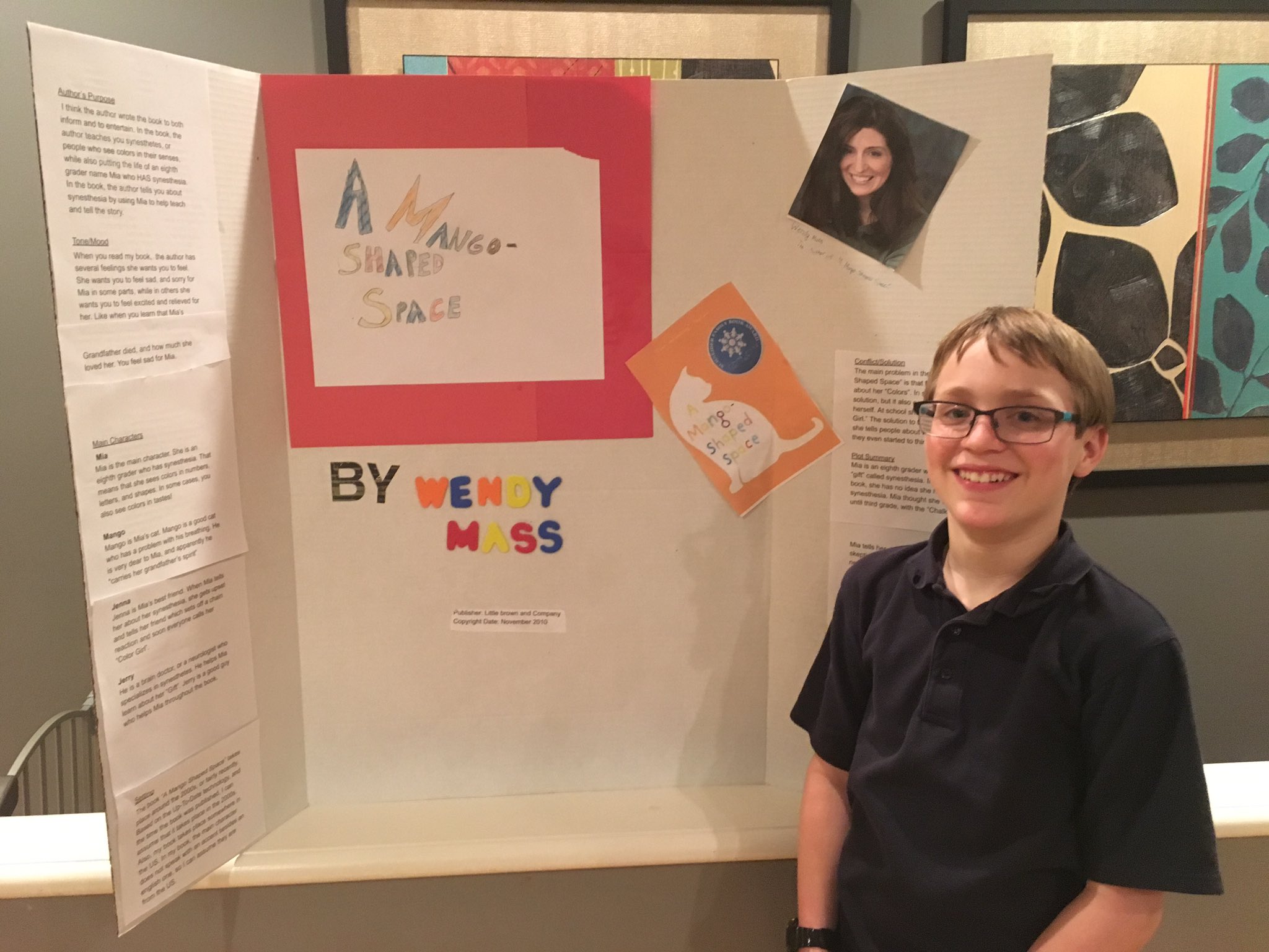 Gabriel Bosslet Eli S Book Report On Amangoshapedspace By Wenmass Learned About Synesthesia And So Much More T Co Fgfmaolzem Twitter