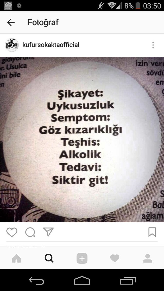 Bence de git yani .