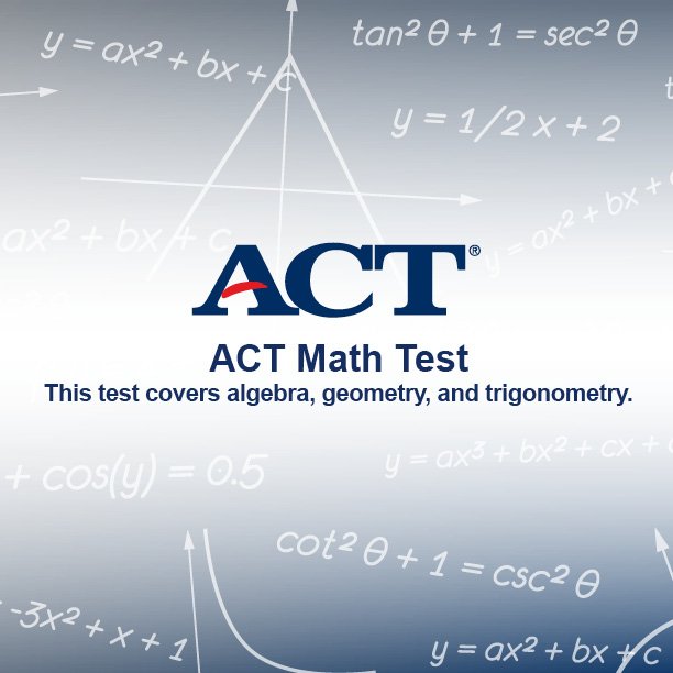 The ACT Math Test contains 60 questions to be answered in 60 minutes. Prepare with these free sample questions: bit.ly/2dqvSwp