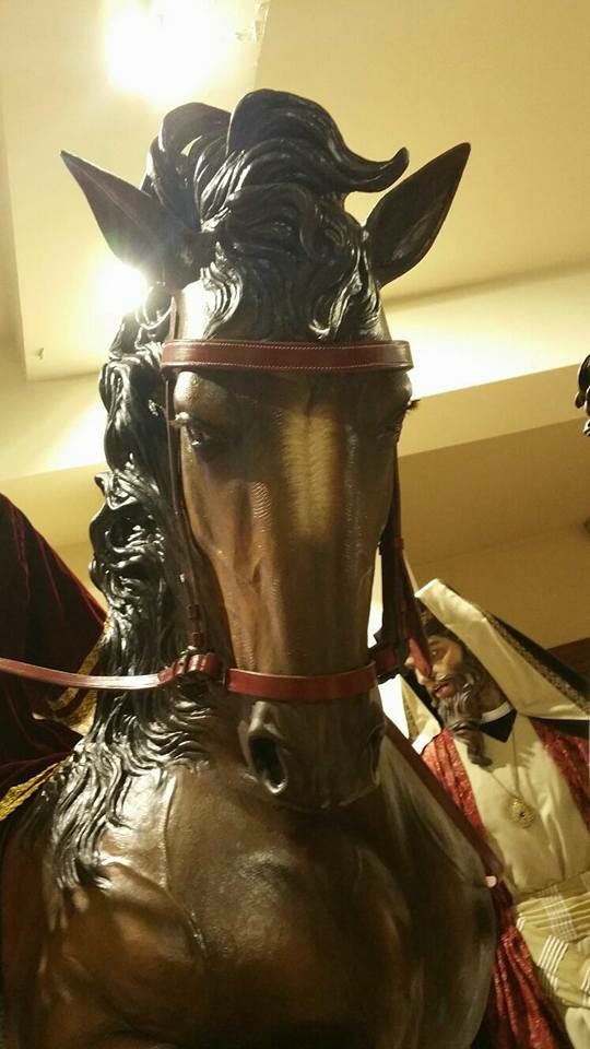 Imágenes del Caballo que este año se estrenará en el paso de Jesús de la Pasión Despojado de sus Vestiduras de <a href="/amargura_jaen/">Hdad. Amargura Jaén</a> 
#JaénCofrade