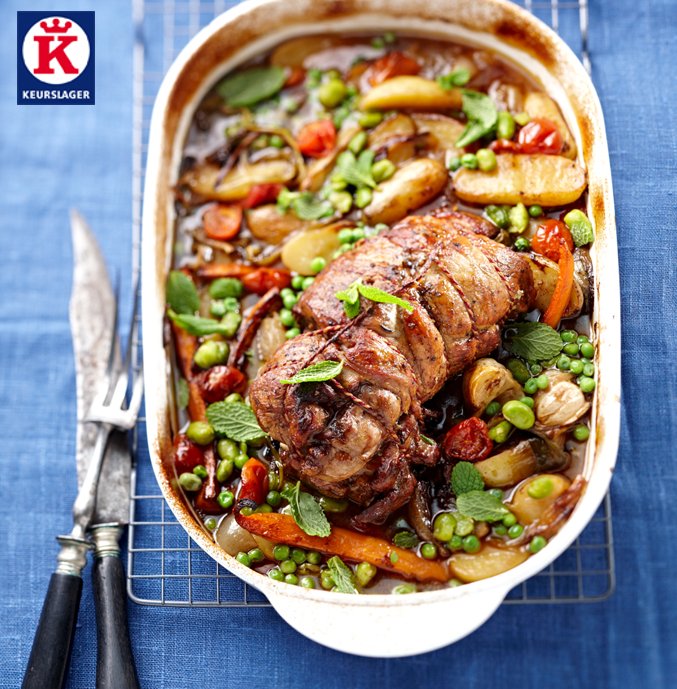 Keurslager's tweet image. #Recept van de week: Lam in de lentetuin! Bekijk hier het recept en filmpje bit.ly/2otxGqx