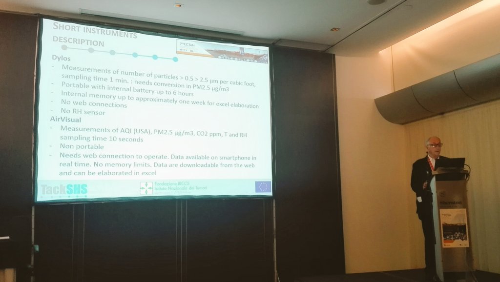 TackshsProject's tweet photo. The instruments & techniques used to measure SHS should be adjusted for the analysis of e-cigarette aerosols #ectoh2017 @enspbrussels https://t.co/j1qaBr2DPZ