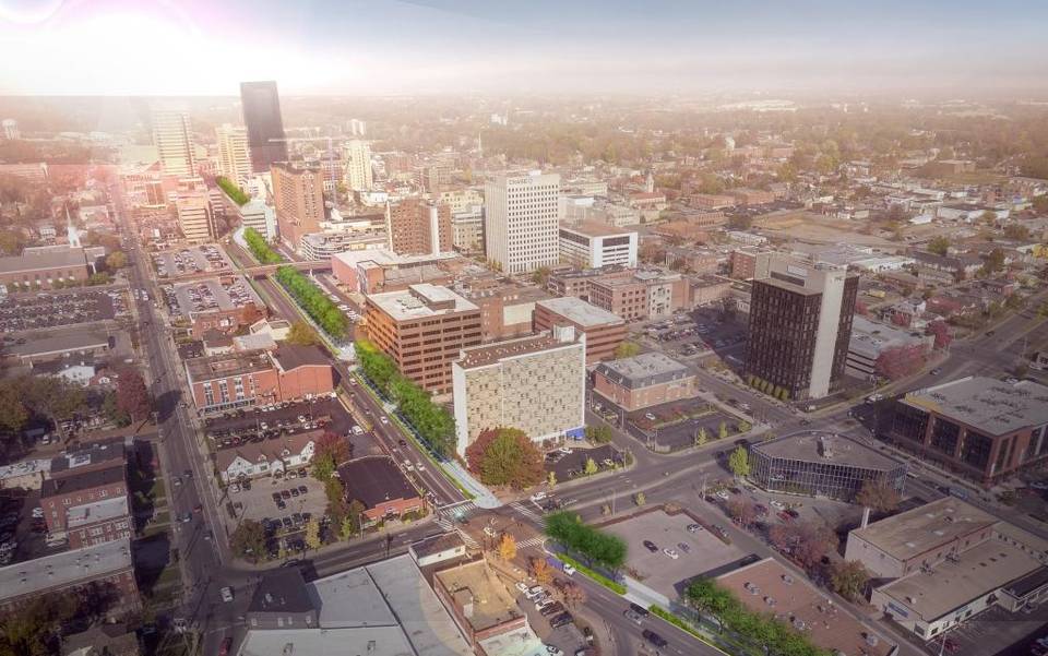 heraldleader's tweet photo. New renderings of Town Branch Commons show trail, trees, bike paths

https://t.co/NfZQ5E6OOU https://t.co/jDTC8tx8jM