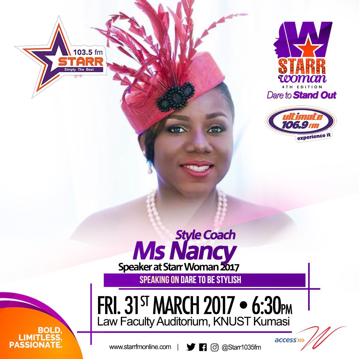 Nanapacman's tweet image. The dynamic @MzNaaKlordey is live with #UltimateBrunchAndLunch @Ultimate1069fm #SWP17 #StarrWoman17 @Starr1035Fm