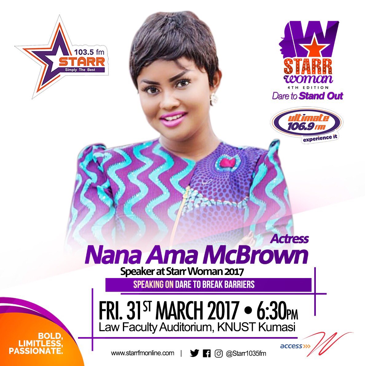 Nanapacman's tweet image. The dynamic @MzNaaKlordey is live with #UltimateBrunchAndLunch @Ultimate1069fm #SWP17 #StarrWoman17 @Starr1035Fm