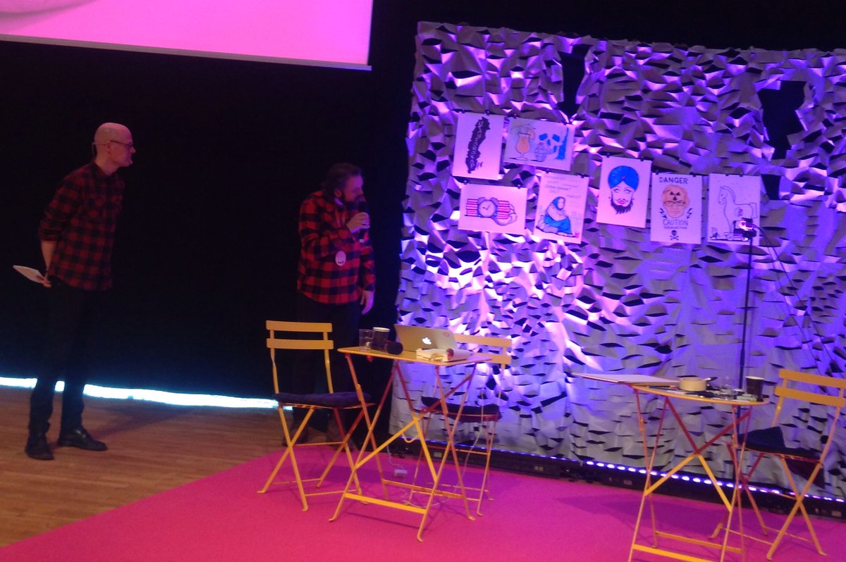 mdnilsson's tweet photo. #Readmeconf s livetecknare Jimmy Wallin berättat om sina tolkningar av dagens föredrag. https://t.co/Qute32U0u4