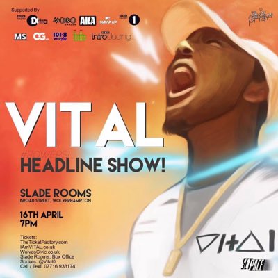 Vital0's tweet image. #MorePowers!

16/04 - See You There!

#Wolverhampton 🐺
Tickets: IAmVITAL.co.uk