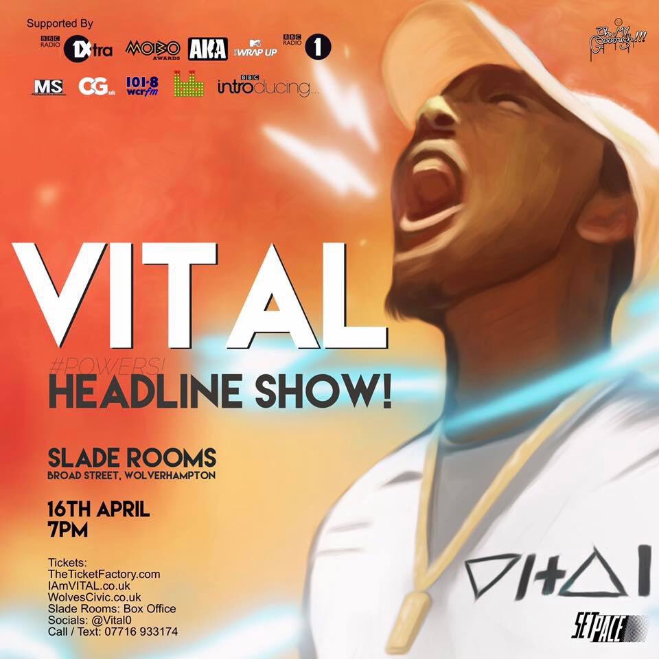 Setpacemusic's tweet image. #MorePowers!

16/04 - See You There!

#Wolverhampton 🐺
Tickets: IAmVITAL.co.uk