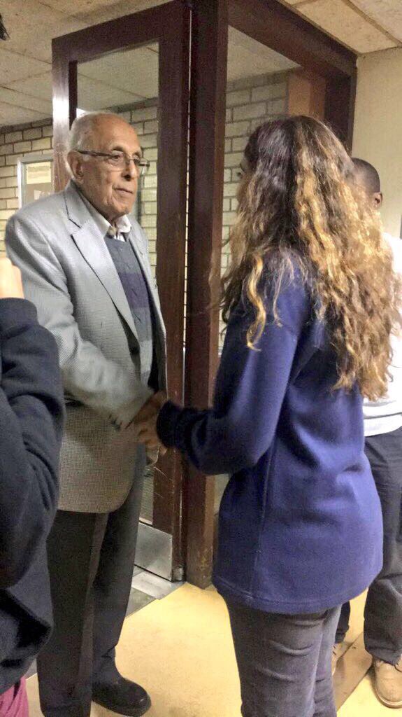 shaeera_k's tweet photo. Just a few months ago #UncleKathy came to see me in hospital,before that he addressed students at Solomon House.He was active till the end.❤ https://t.co/uJiVbvJSIl