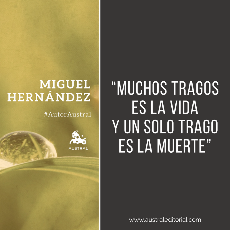 Austral_ed's tweet photo. #Undíacomohoy hace 75 años fallecía Miguel Hernández https://t.co/1Rx1hbfkqk @Planetadelibros #MiguelHernández #75AniversarioMiguelHernández https://t.co/rPMMqw8IHf