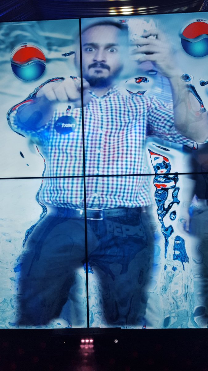 Hzia24's tweet photo. Check out the #RedTapeMediaGroup screen for #Pepsi at #GroupM #DigitalDay2017 https://t.co/3cDJmI8HuU