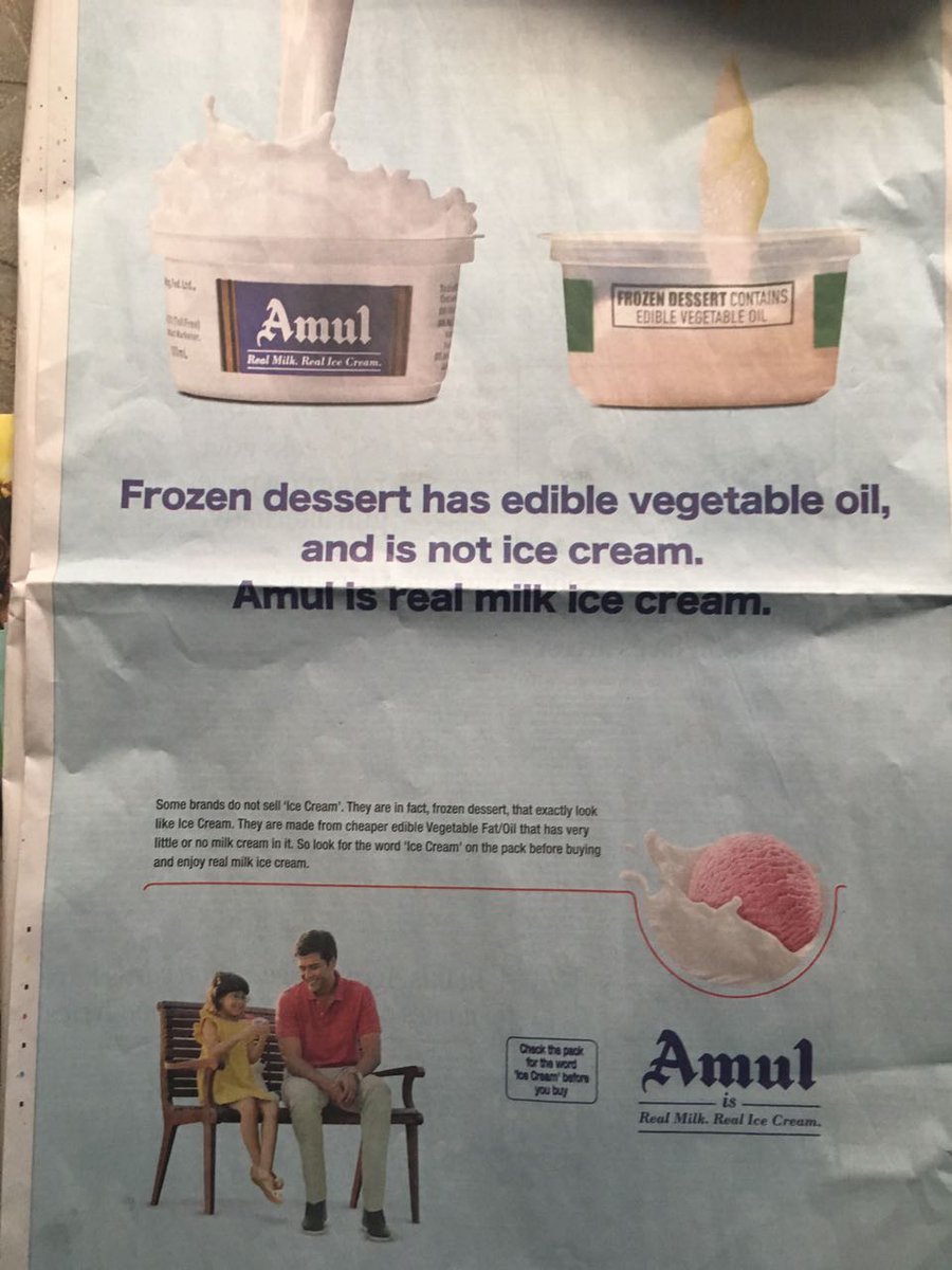 ArathiNair's tweet photo. Came across this in the morning. Makes you love your favorite childhood brand more. @Amul_Coop https://t.co/E11mWgFeds