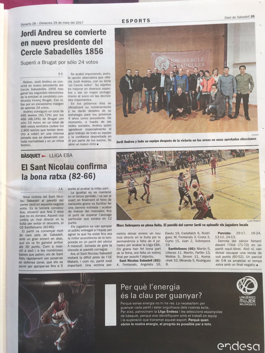 Des d'ahir treballem per fer #uncerclemillor Un <a href="/cercle1856/">Cercle Sabadellès 1856</a> de tots