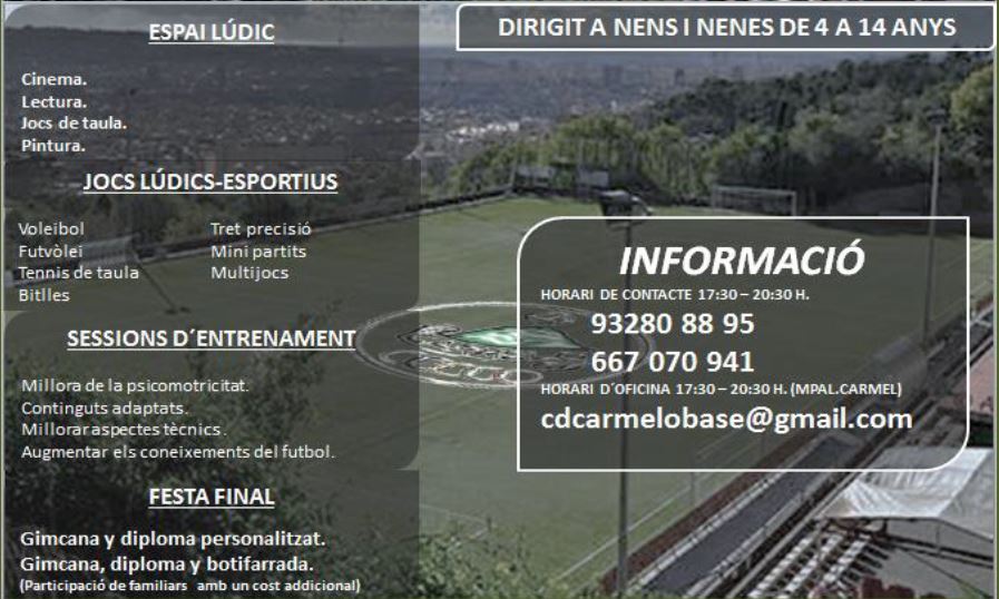 cdcarmelo_info's tweet photo. Todavía hay tiempo de inscribirse. Hasta el día 5 de abril. https://t.co/5Ln2Ktkmdo