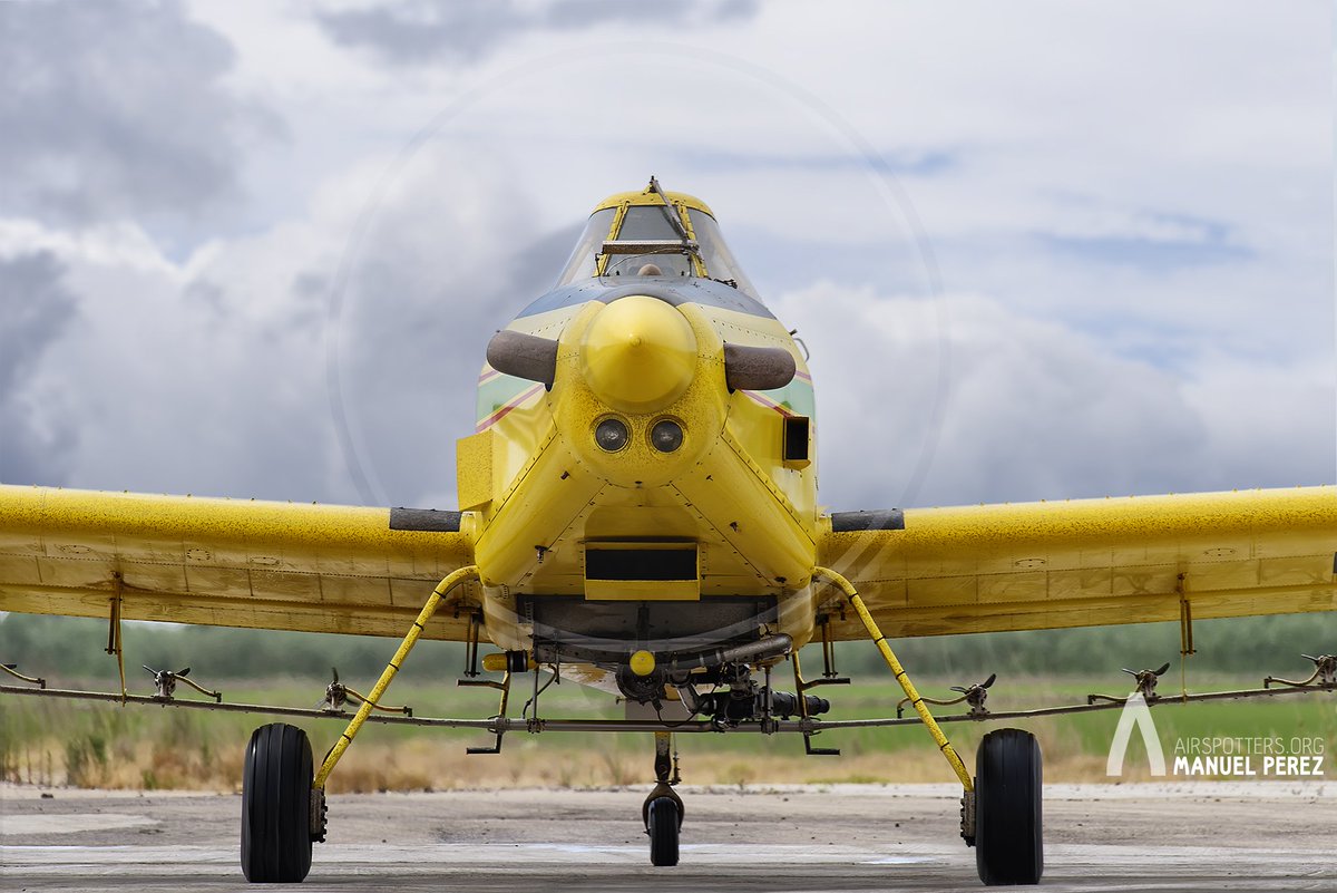 A ver si empieza la temporada y vemos volar a Dusty  #Airtractor AT-502B #Agricolair <a href="/airtractoreurop/">Air Tractor Europe</a>