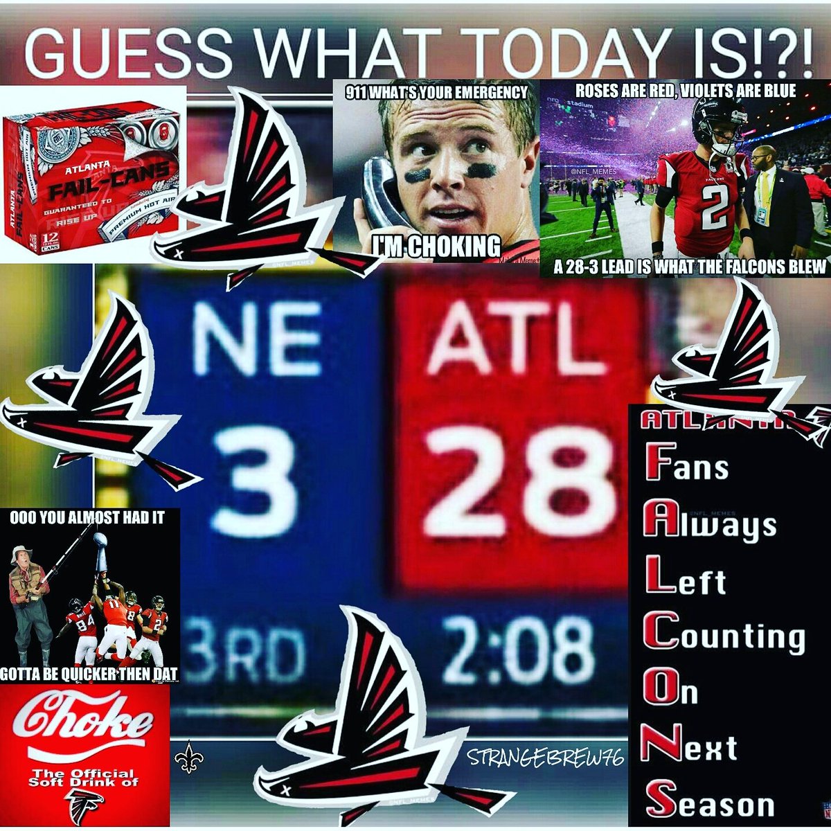 StrangeBrew76's tweet photo. Guess what today is?!?! 3-28 #atlanta #failcans #choke day.. https://t.co/spHc85x9Jc