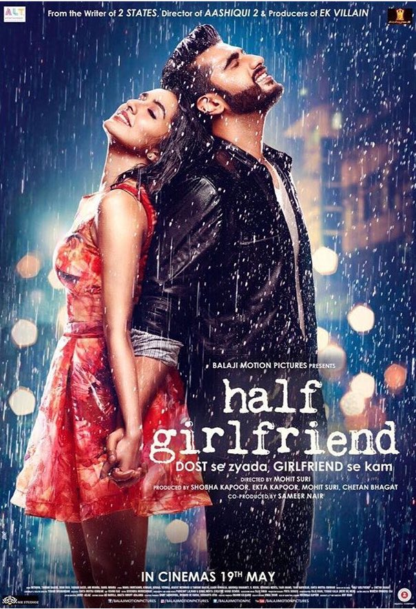 First Look Poster of Half Girlfriend starring Arjun Kapoor, Shraddha Kapoor