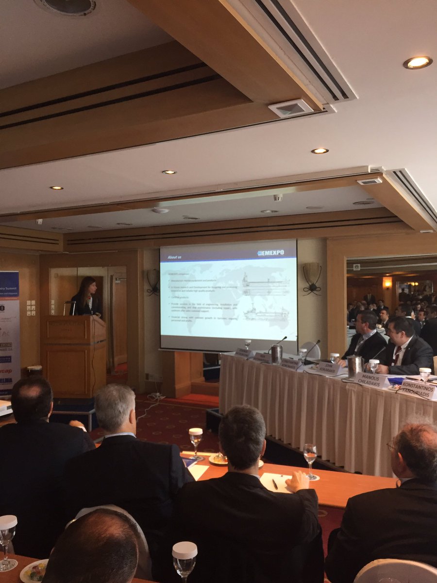 <a href="/elen_poly/">Helen_Poly</a> president <a href="/Hemexpo/">HEMEXPO</a> welcomes visitors of #martecma <a href="/Hemexpo/">HEMEXPO</a> event. Let's make the future of Greek marine equipment manufactures