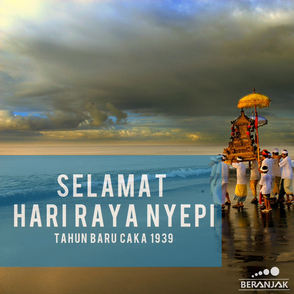 beranjakdotcom's tweet photo. Selamat Hari Raya Nyepi Tahun Baru Caka 1939. https://t.co/02vzguo5S3