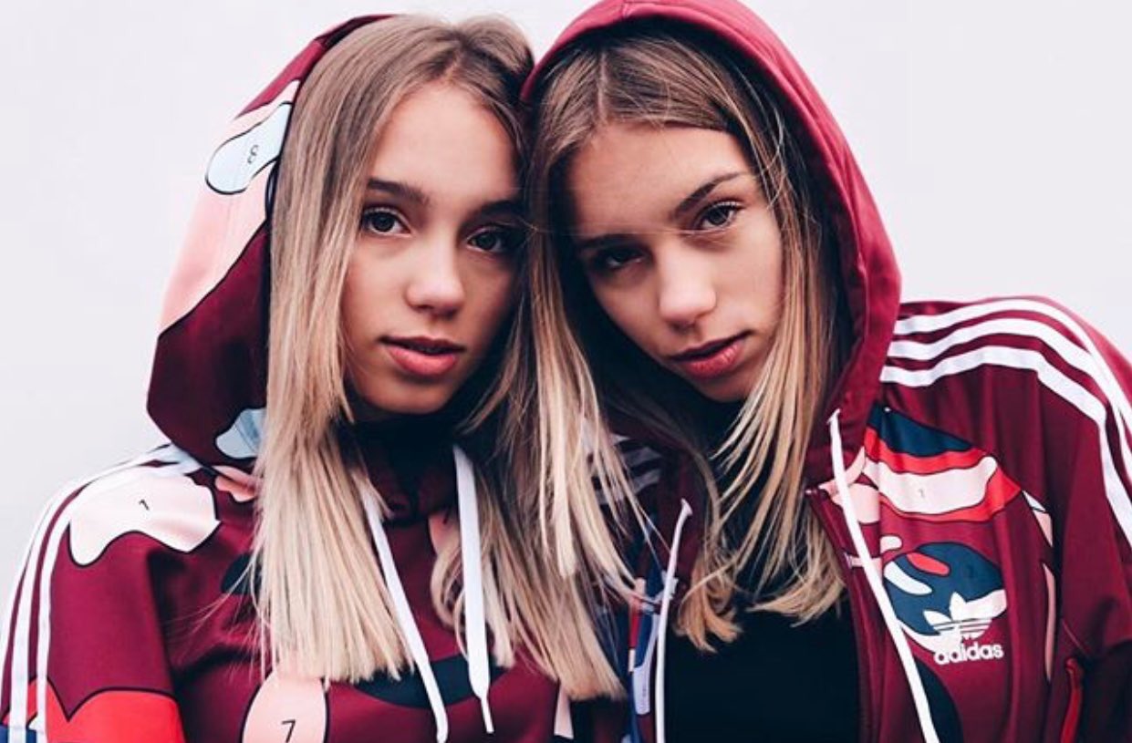 Twins Lisa and Lena