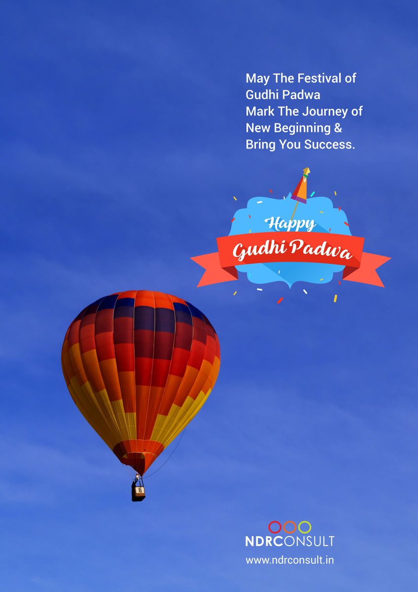 ndrconsult's tweet photo. Wish You All a Very Happy Gudhi Padwa..!! https://t.co/lxP9uw2ty2