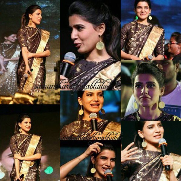 Samsqueendom's tweet photo. express her in words #anymore #causeicantexpress her in words @Samanthaprabhu2 the best stunning has ever #lovelysmiler for #collageevent โค๏ธ https://t.co/lRgGriGNpB