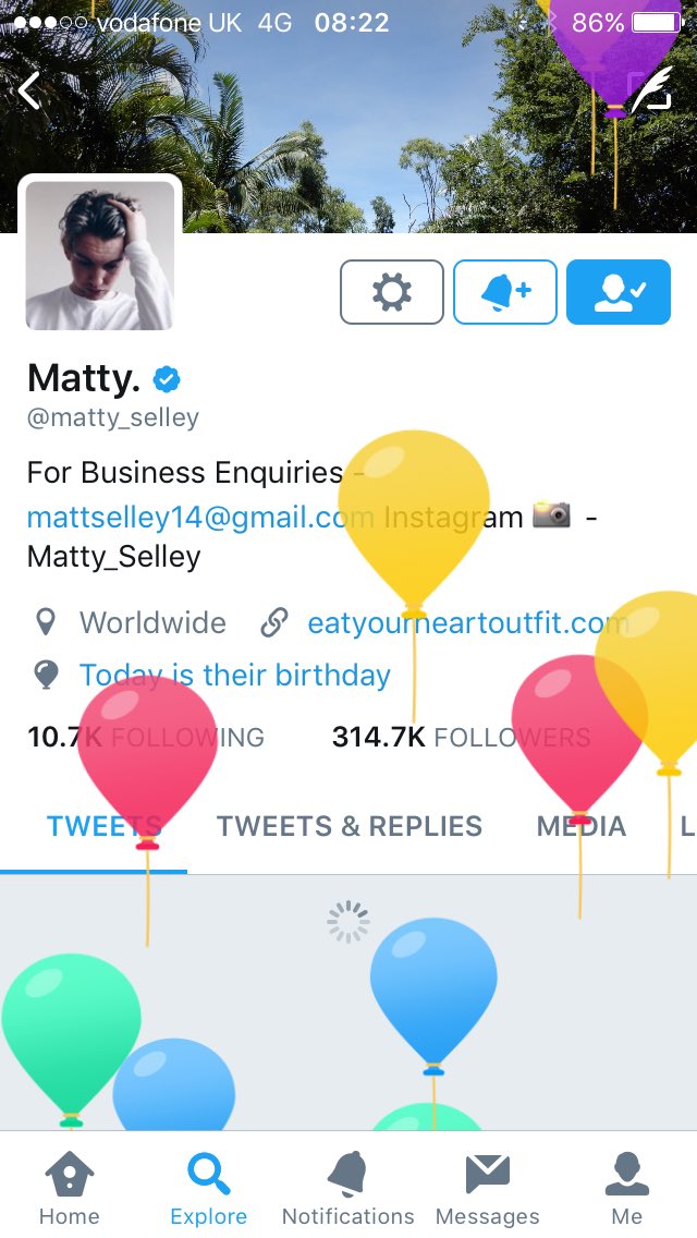  happy birthday matty  