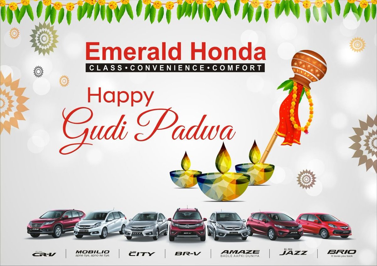 EmeraldHonda's tweet photo. Happy Gudi Padwa @EmeraldHonda https://t.co/KYqodvykWR