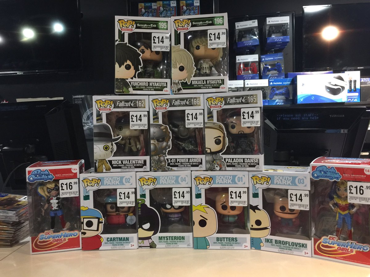 hmvOxfordStreet's tweet photo. Great @funko delivery! New stuff for #SouthPark #Fallout #DCSuperheroGirls #SeraphoftheEnd come in and check it out @UndergroundToys https://t.co/HuI49C4vYm