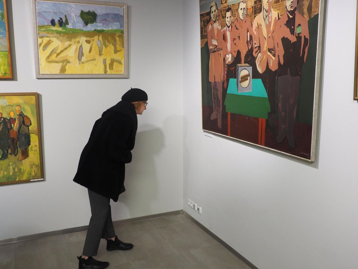 gaspkrk's tweet photo. Do 9 marca zapraszamy na wystawę twórczości Stanisława Batrucha " Preteksty" 
#painting #artist #cracow https://t.co/3WlLjPB0rj