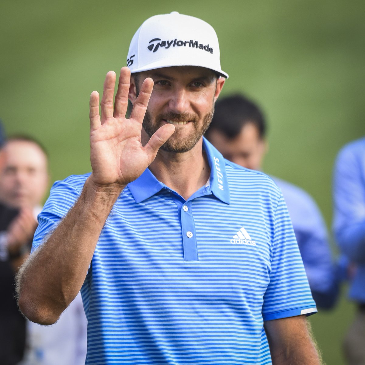 Hey <a href="/DJohnsonPGA/">Dustin Johnson</a>, 

How many World Golf Championship wins do you have? 🖐