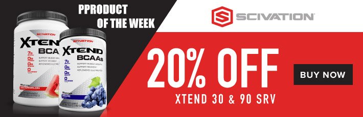 NASKORSPORTS's tweet photo. Only this week: Scivation Xtend 20% off! Buy now: https://t.co/QkC9YbcqAv #NaskorSports #Scivation #specialoffer https://t.co/NPQhxz8jSG