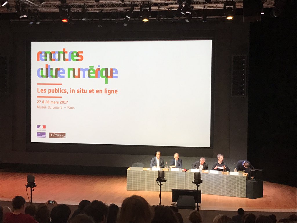 Museum_co's tweet photo. Pratiques culturelles et pratiques numériques - Let's start! @museelouvre #RencNum #Numerique #Culture #Museum https://t.co/EFDJiLQ7a9