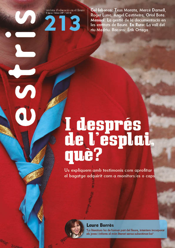 revistaEstris's tweet photo. Ja tenim el 213 de l'Estris! Parla de com influeix el pas per l'esplai o cau en la nostra vida laboral o personal! https://t.co/8aYr1nTs0P https://t.co/36rNY6451R