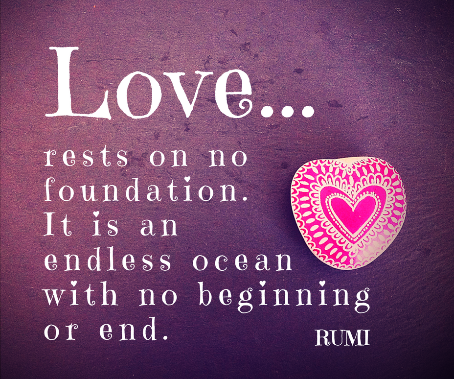 ShareGoodVibes2's tweet photo. #Love rests on no foundation. It is an endless ocean with no beginning or end. 
- Rumi
#tuesdaythought #inspiration #quotestoliveby https://t.co/6eWLvuw1mr