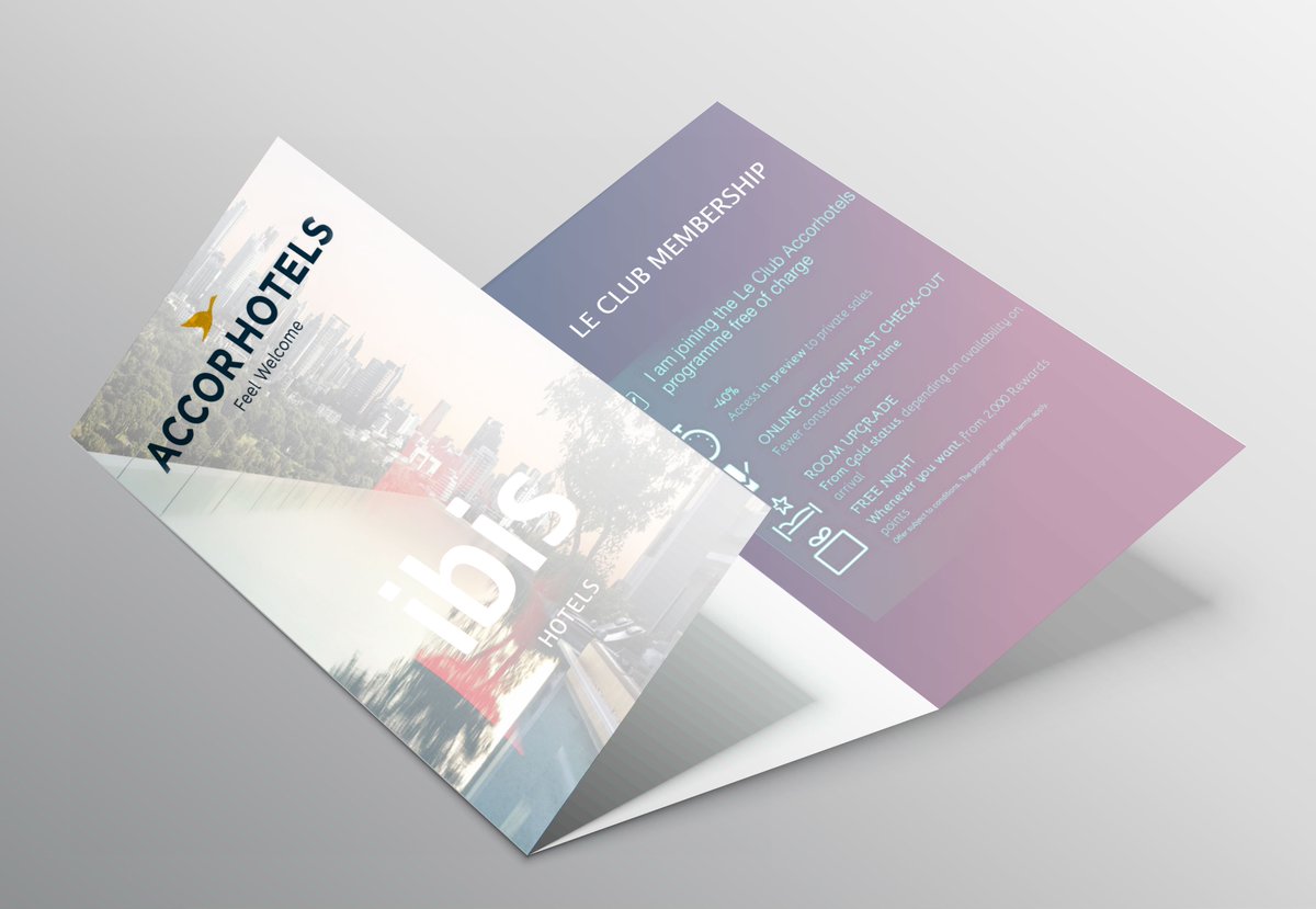 Become a personal member of AccorHotels.