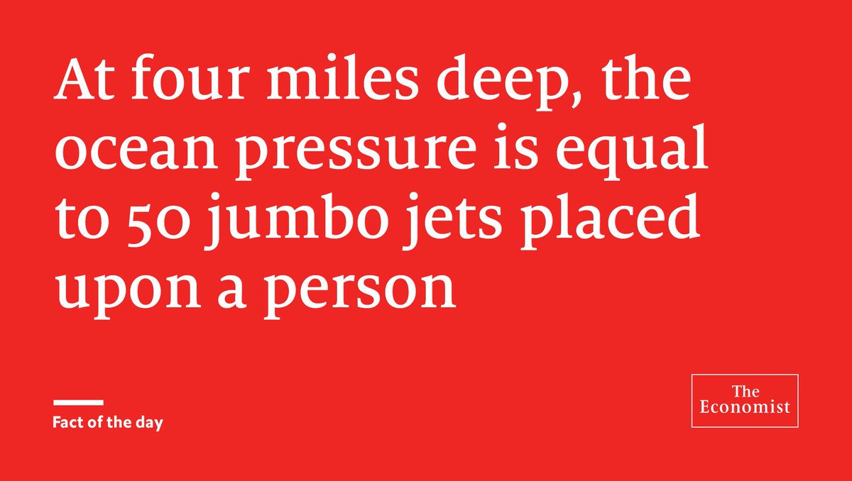 The mysteries of the deep ocean #Factoftheday econ.st/2o9eE9E