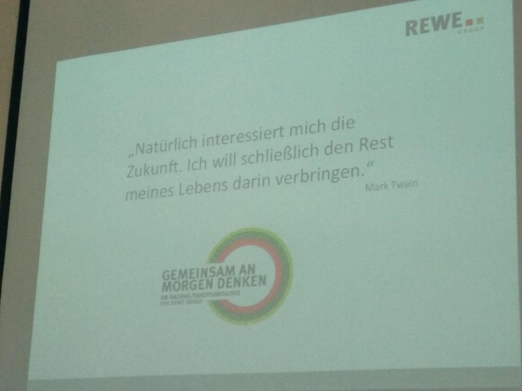 "Natürlich interessiert mich die Zukunft. Ich will schließlich den Rest meines Lebens darin verbringen." Mark Twain #Nachhaltigkeit