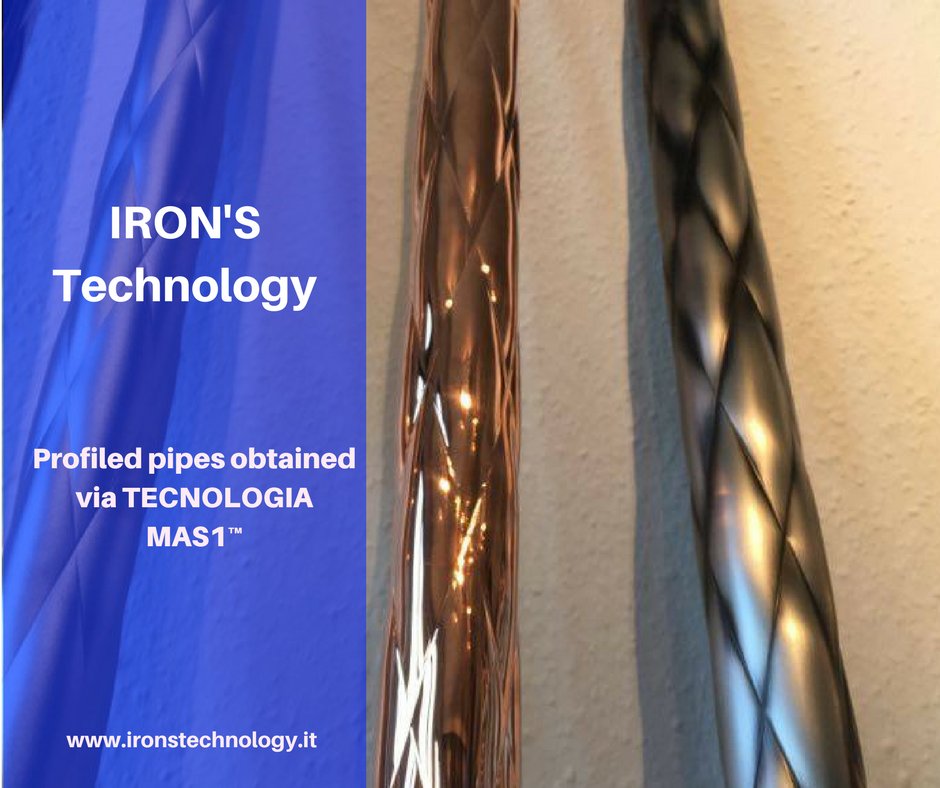 ironstechnology's tweet photo. Profiled pipes obtained via TECNOLOGIA MAS1™.
#ironstechnology #patented #unique #tecnologia #pipes #madeinitaly 
#caravaggio https://t.co/OnCh19zR20