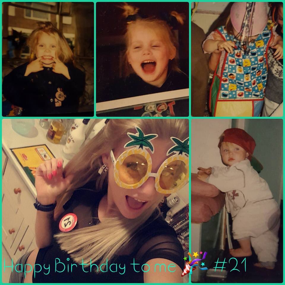 Vandaag m'n kleine meisje alweer 21 jaar 😍😍😍 #timeflies